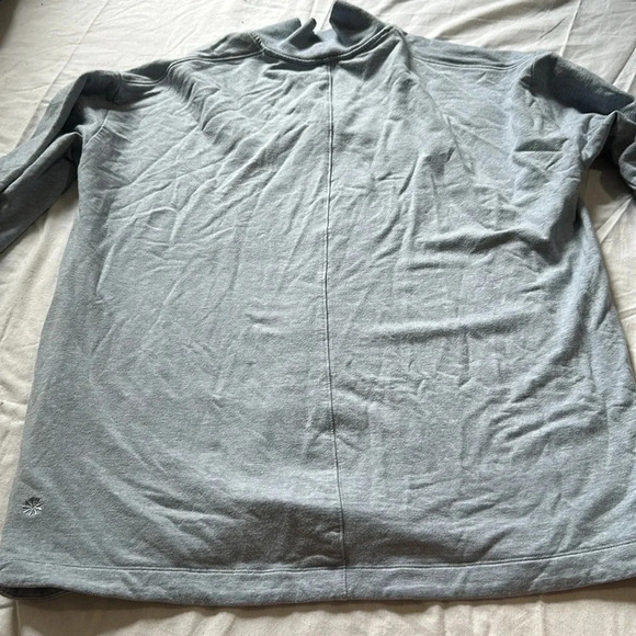 Athleta Light Blue long sleeve pullover size large - Picture 5 of 7